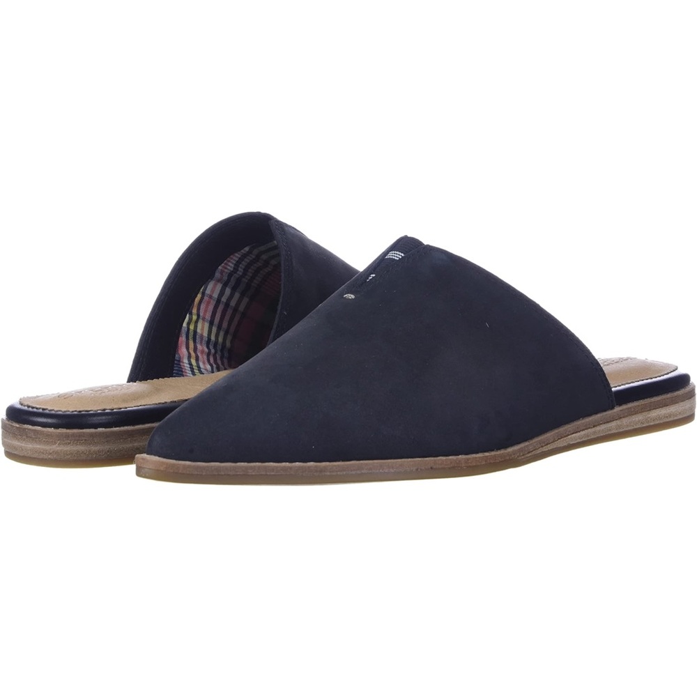 Sperry Saybrook Mule Leather Black Shoes Size 7.5